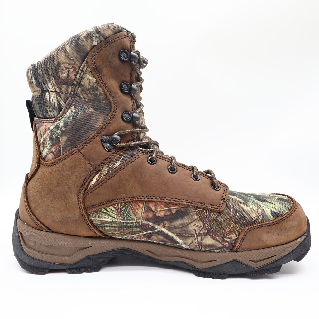 Rocky Retraction Hunting Boots Mens 11M Brown Camo Leather Waterproof New