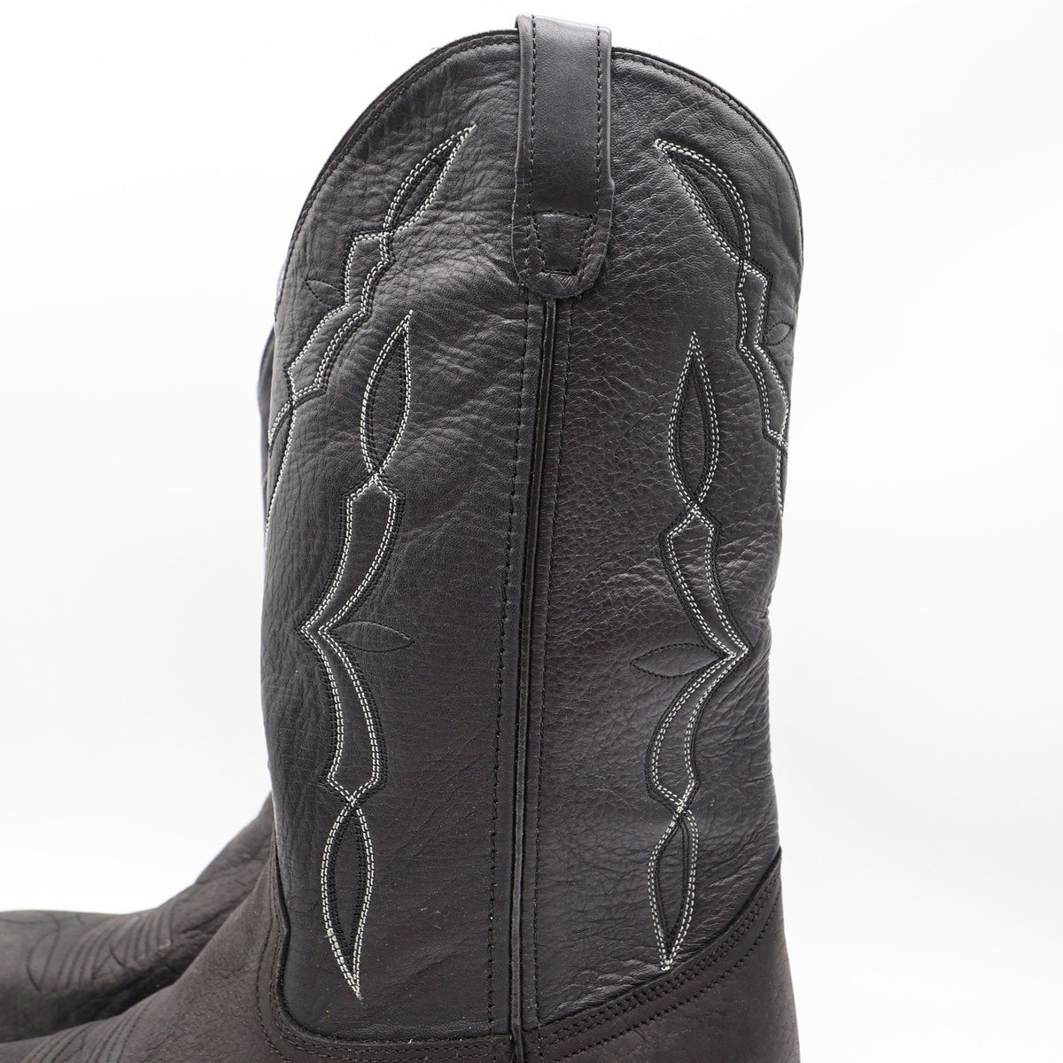 Double-H 3294 Western Boots Mens 9.5 EE Black Leather NWT Made in USA