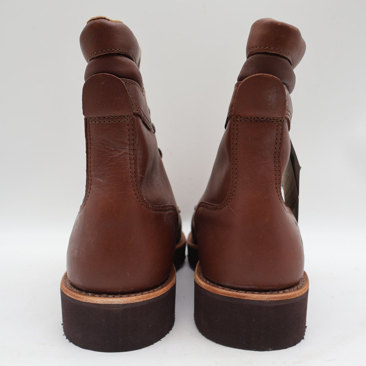 Lake of the Woods Work Boots Mens 9.5 D Vintage Brown Leather Made in USA 3900 - take2supply