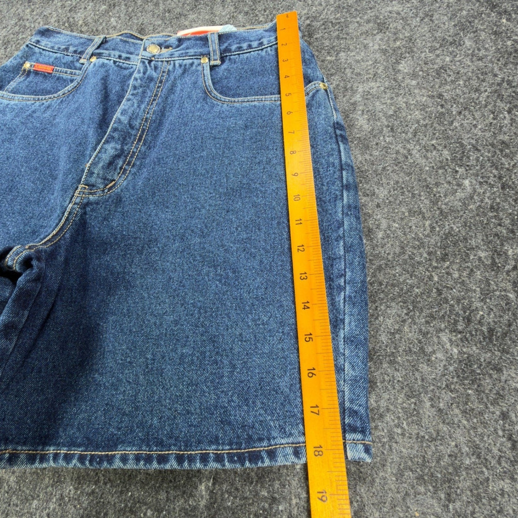 Lawman 90s Vintage High Rise Denim Shorts Womens 11/12 Blue NWT VERA YR77 - take2supply