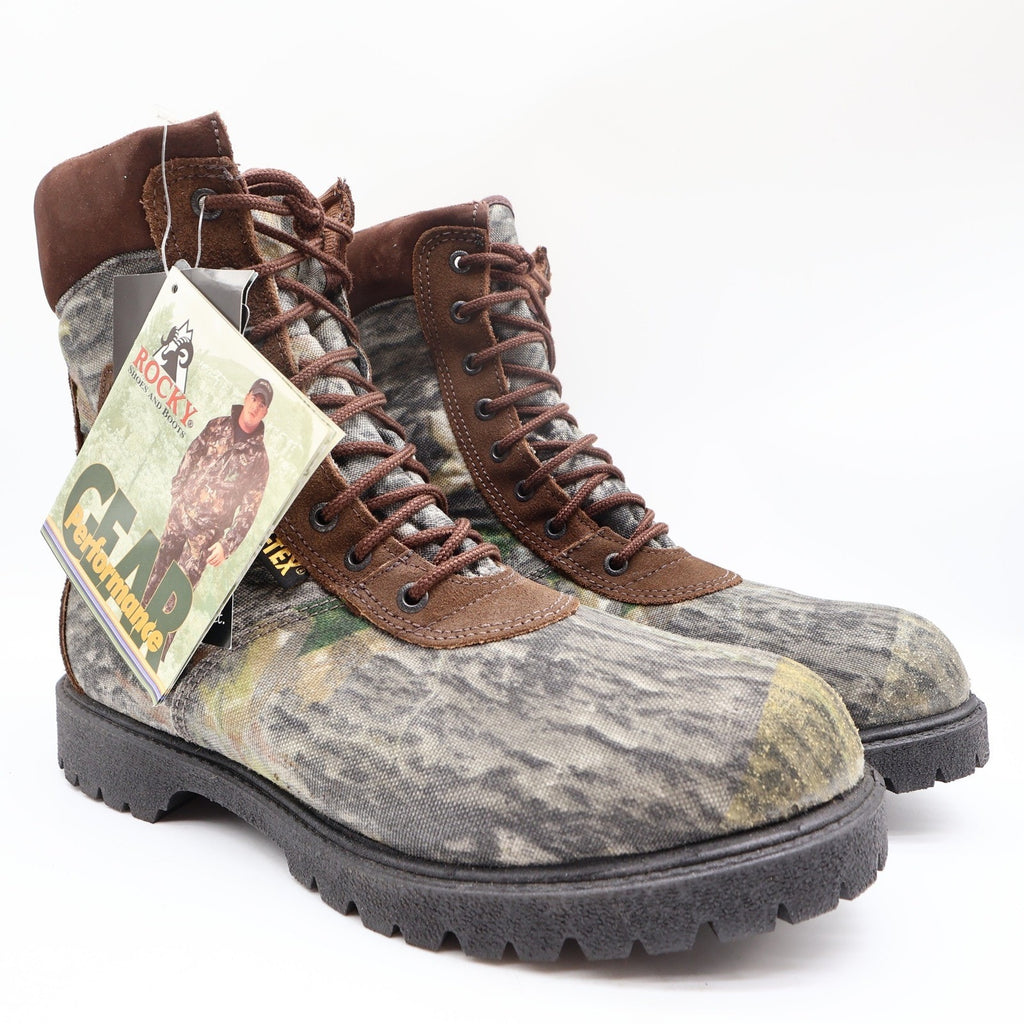 Rocky WildCat Hunting Boots Mens 10 EW Camo Gore-Tex Thinsulate 944 NIB Vintage