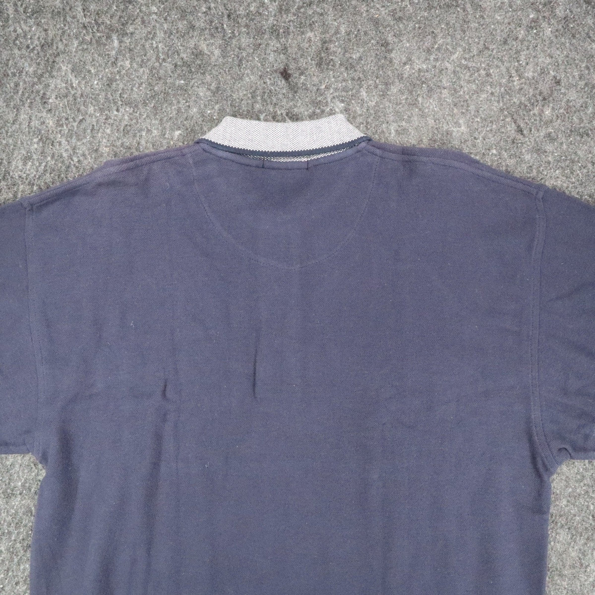 Vintage 90s WinnerMate Navy Cotton Pique Polo Shirt Men's Medium Deadstock