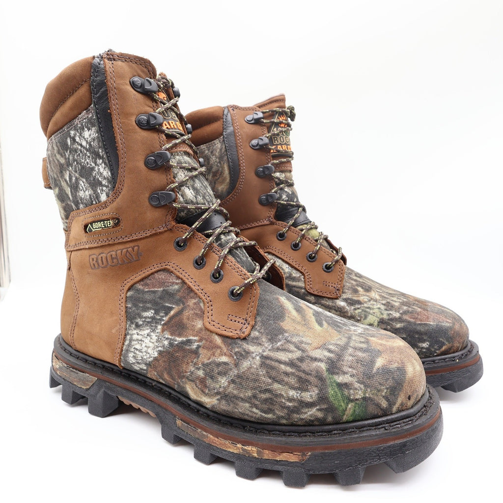 Rocky BearClaw 3D Hunting Boots Mens 11 Brown Camo Gore-Tex 1000g New 9275