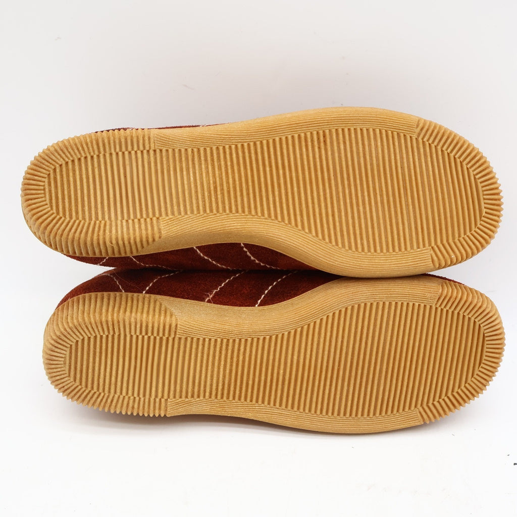 Vintage 70s Dashers 2304 Rust Suede Oxford Sneakers Kids 12.5C Deadstock