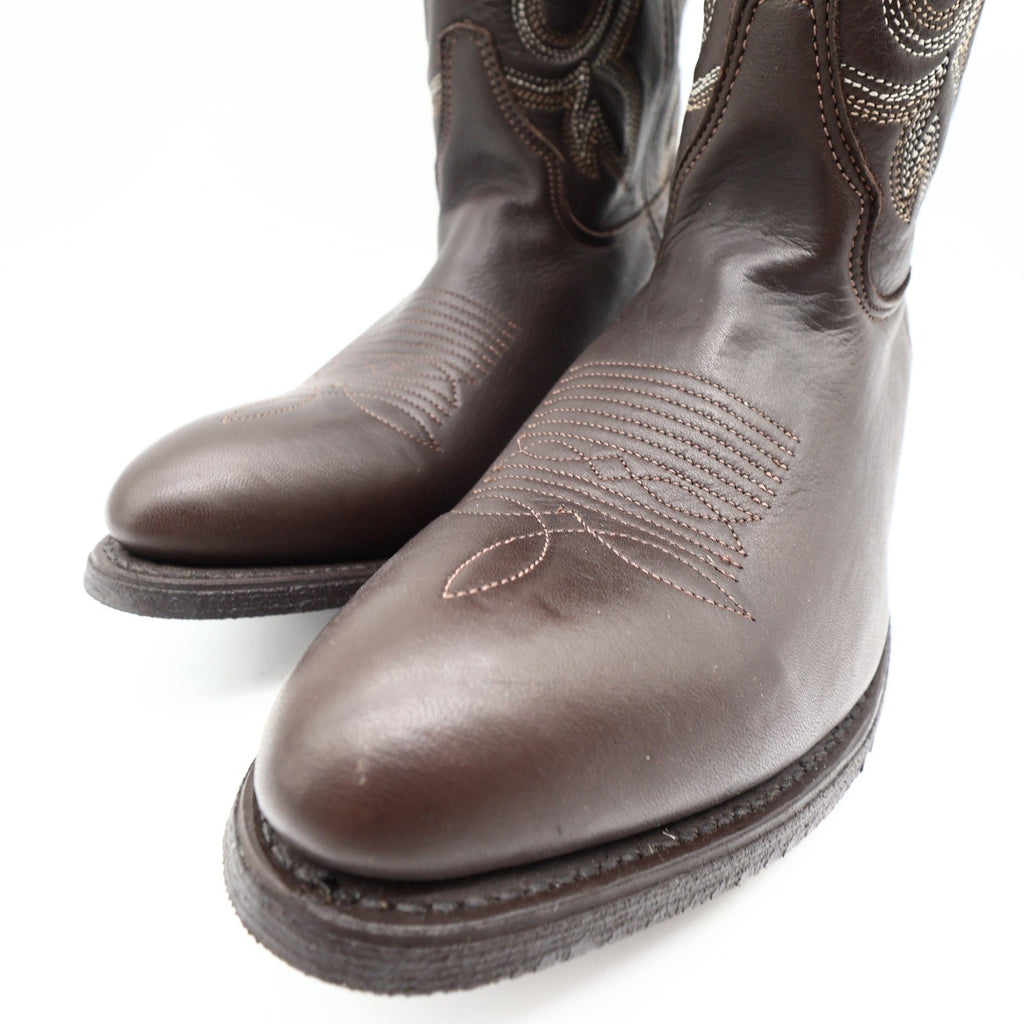 Double-H 3263 Work Western Boots Mens 10.5 D Brown Leather New Made In USA