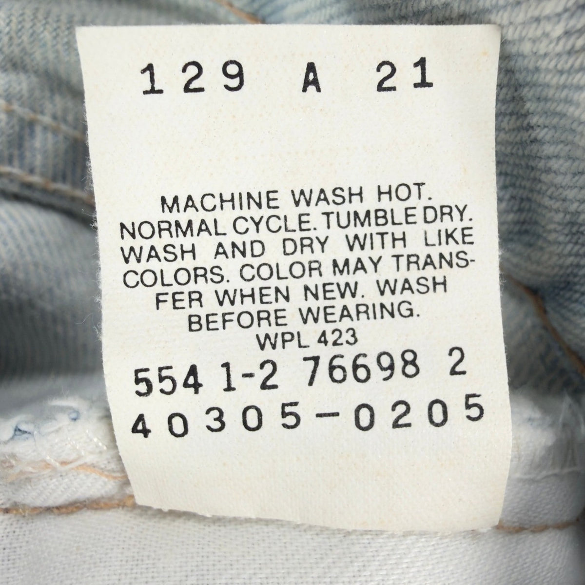 Levi's Vintage 90s 550 Shorts Boys 8 Light Wash Denim Orange Tab Made in USA NWT - take2supply