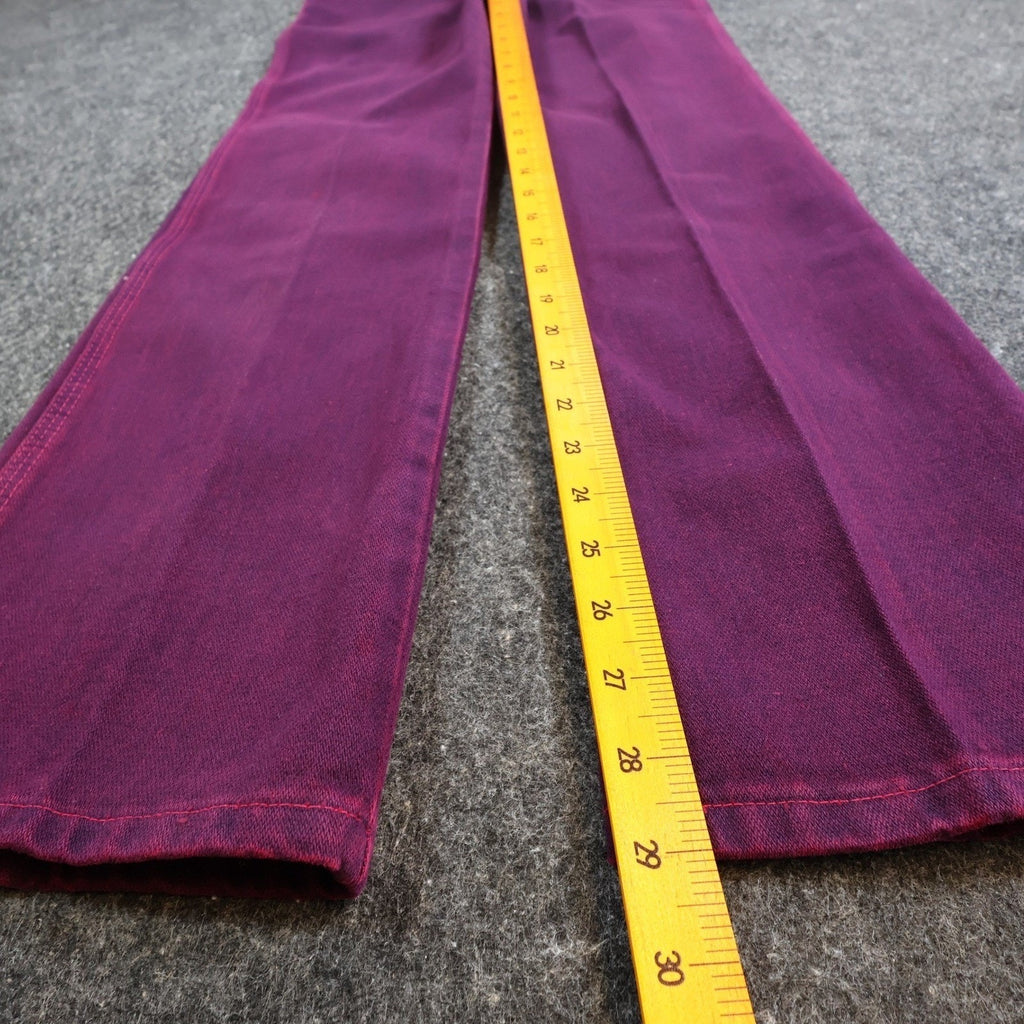 Maverick Vintage 80s Purple Jeans Girls 14 Reg USA Made NOS NWT 27.5x30 - take2supply