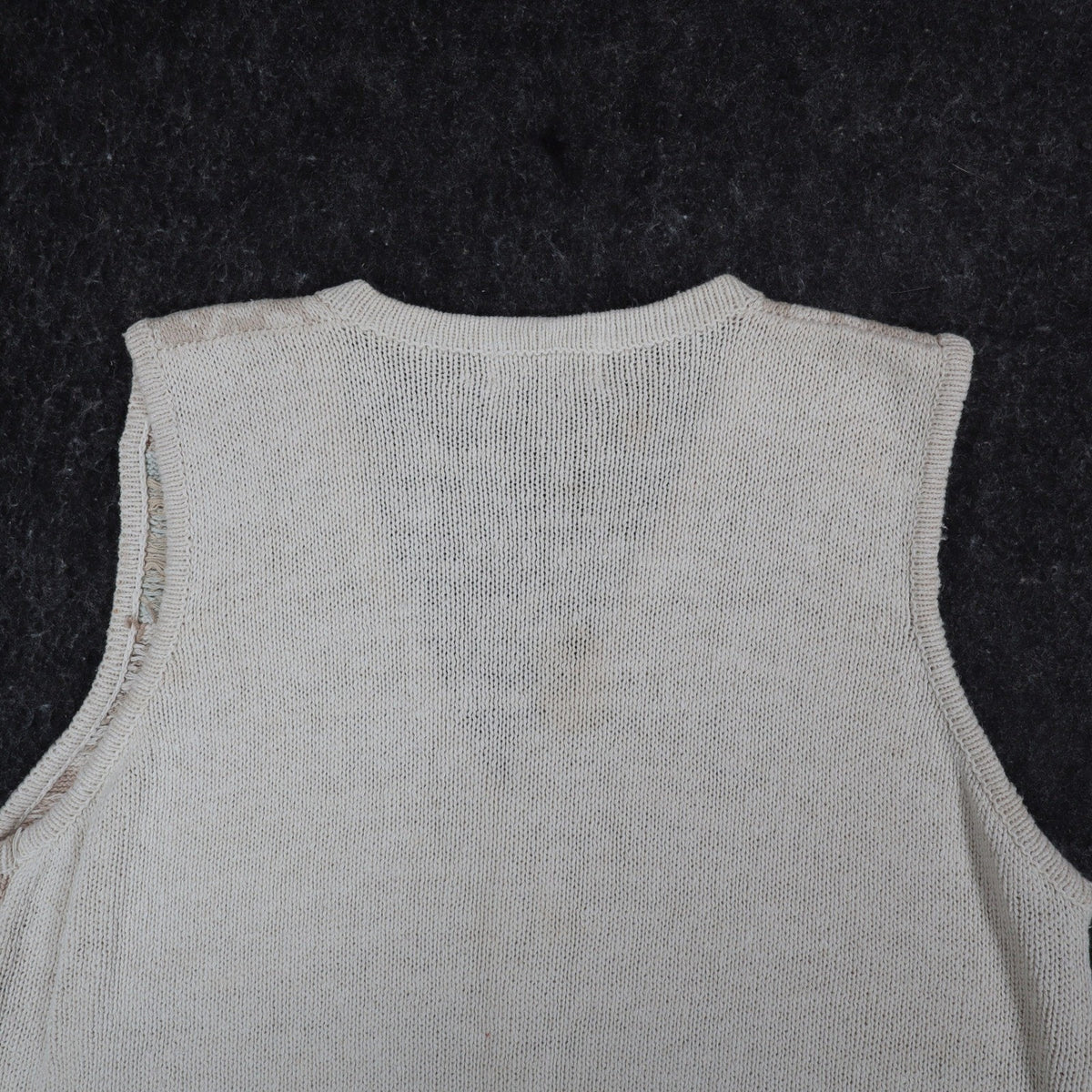 Beldoch Popper Sweater Vest Women M Vintage 90s NWT Natural Ramie Cotton Floral