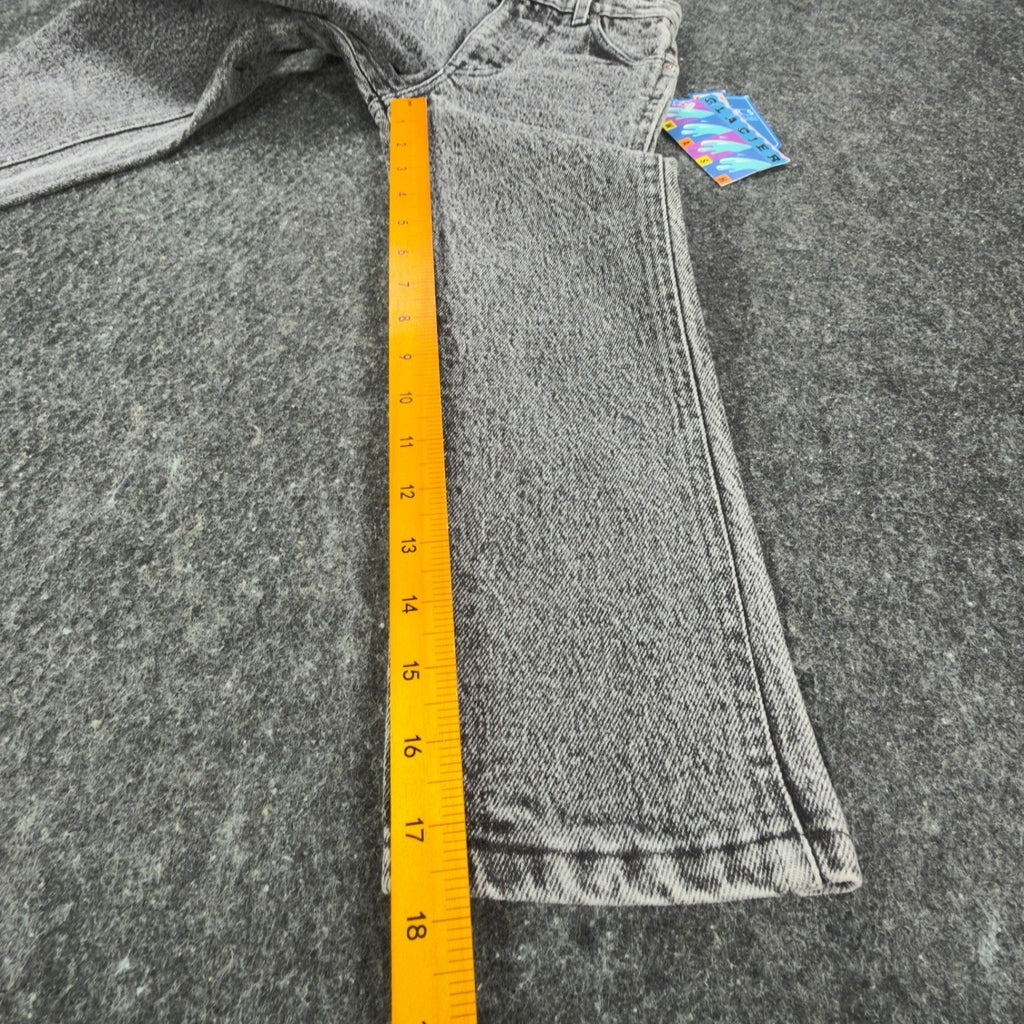 Lee Vintage 80s Riders Jeans Boys 5 Reg Glacier Acid Wash Denim NWT USA