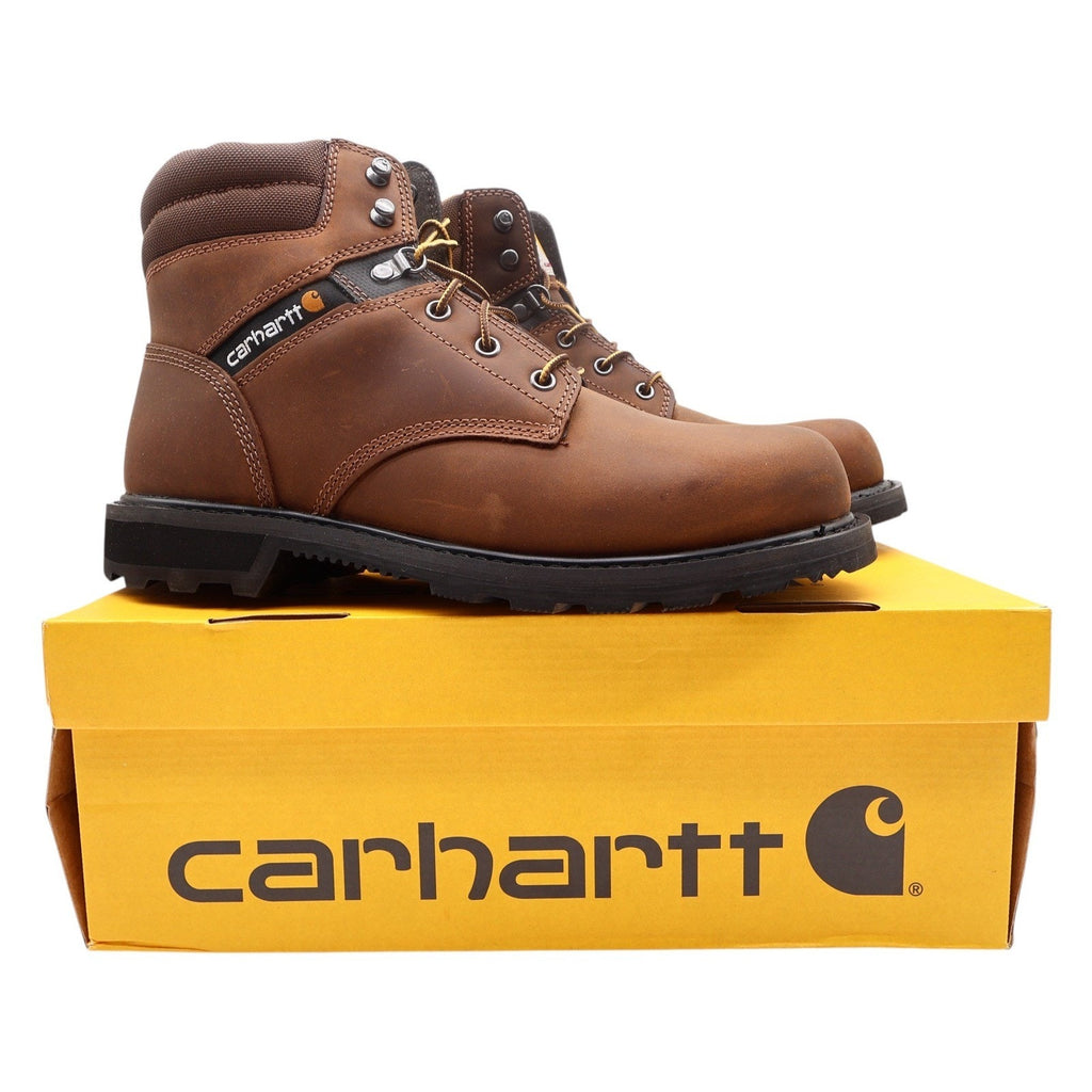 Carhartt Mens Modern 6 Inch Leather Soft Toe Work Boots Brown 11 M NIB CMW6174 - take2supply