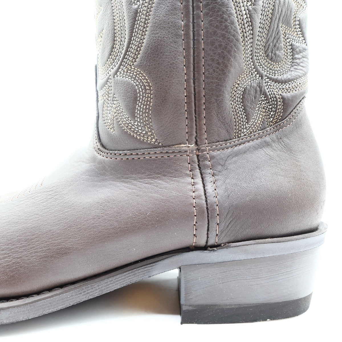 Double-H AG7 Work Western Boots Mens 10 D Vintage USA Brown Leather 3263 NWT