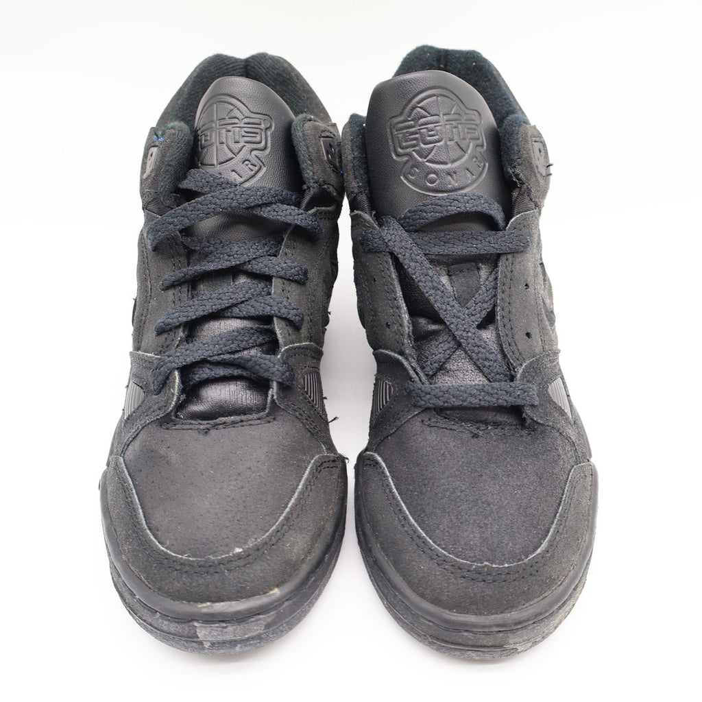 Vintage 90s Converse Sonar Grubber Hi Black Leather Basketball Shoes Boys' 5 Deadstock