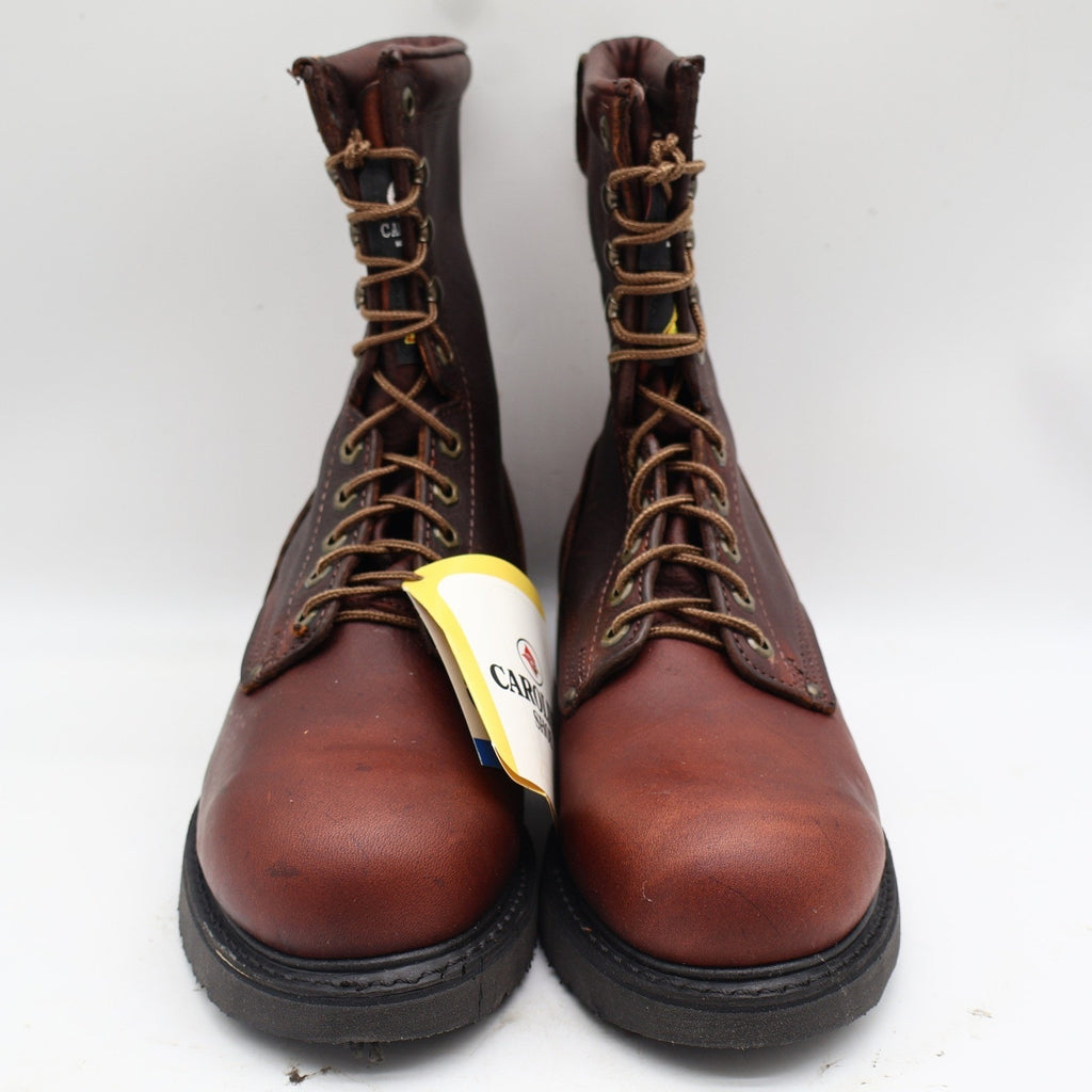 Carolina 8006 Work Boots Mens 10 2E USA Made Briar Pitstop Leather Goodyear Welt