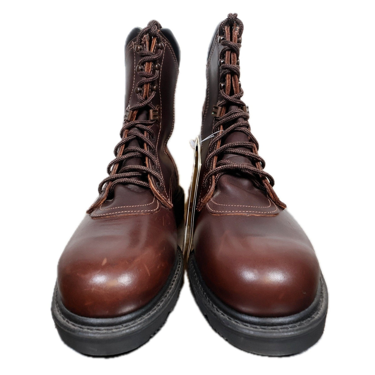Red Wing 978 Oil Tanned Brown Leather Vibram Logger Work Boots Men's 9.5D USA NWT