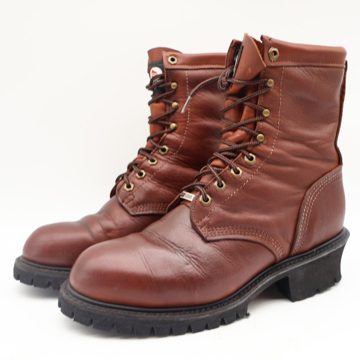 Carolina Logger Boots Mens 9 D Vintage Brown Leather GORE-TEX Insulated 7007 USA