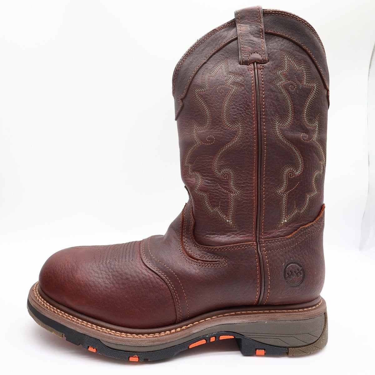 Double-H Boots Mens 11 D Roper Leather Work Safety Toe DH5133 Brown NIB