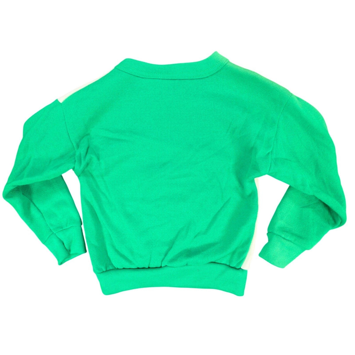 Vintage 80s TMNT Sweatshirt Kids Small 4 Green Raglan Made in USA 1989