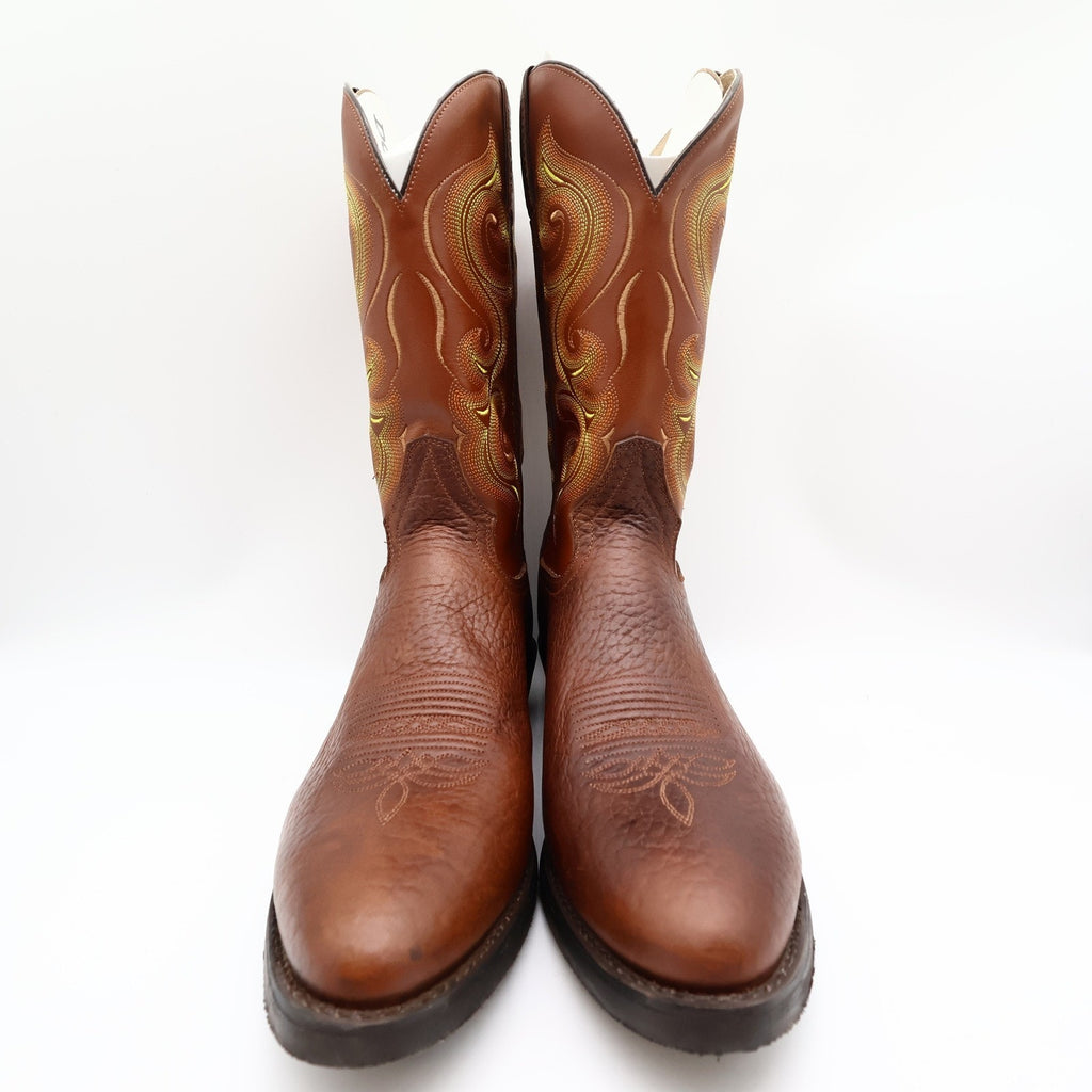 Double-H DH4417 Western Work Boots Mens 12 D Rust Leather R Toe New