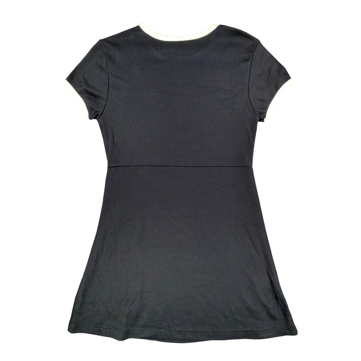 Angel Jones 70s Ringer Dress Womens Small Black Acrylic New Without Tags - take2supply