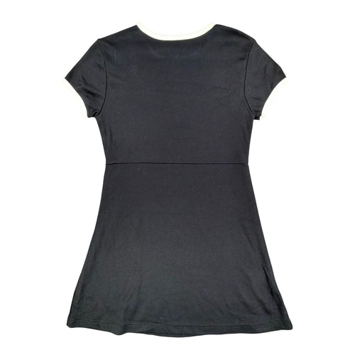 Angel Jones 70s Ringer Dress Womens Small Black Acrylic New Without Tags - take2supply