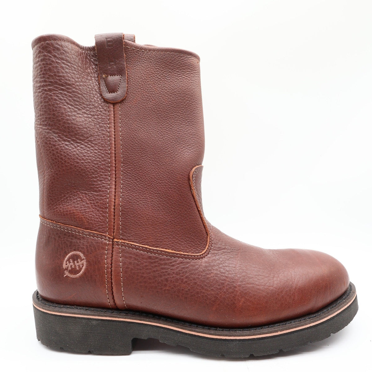 Double-H Boots Steel Toe 10 D Mens Brown Leather Vintage Y2K Work Boots New Box