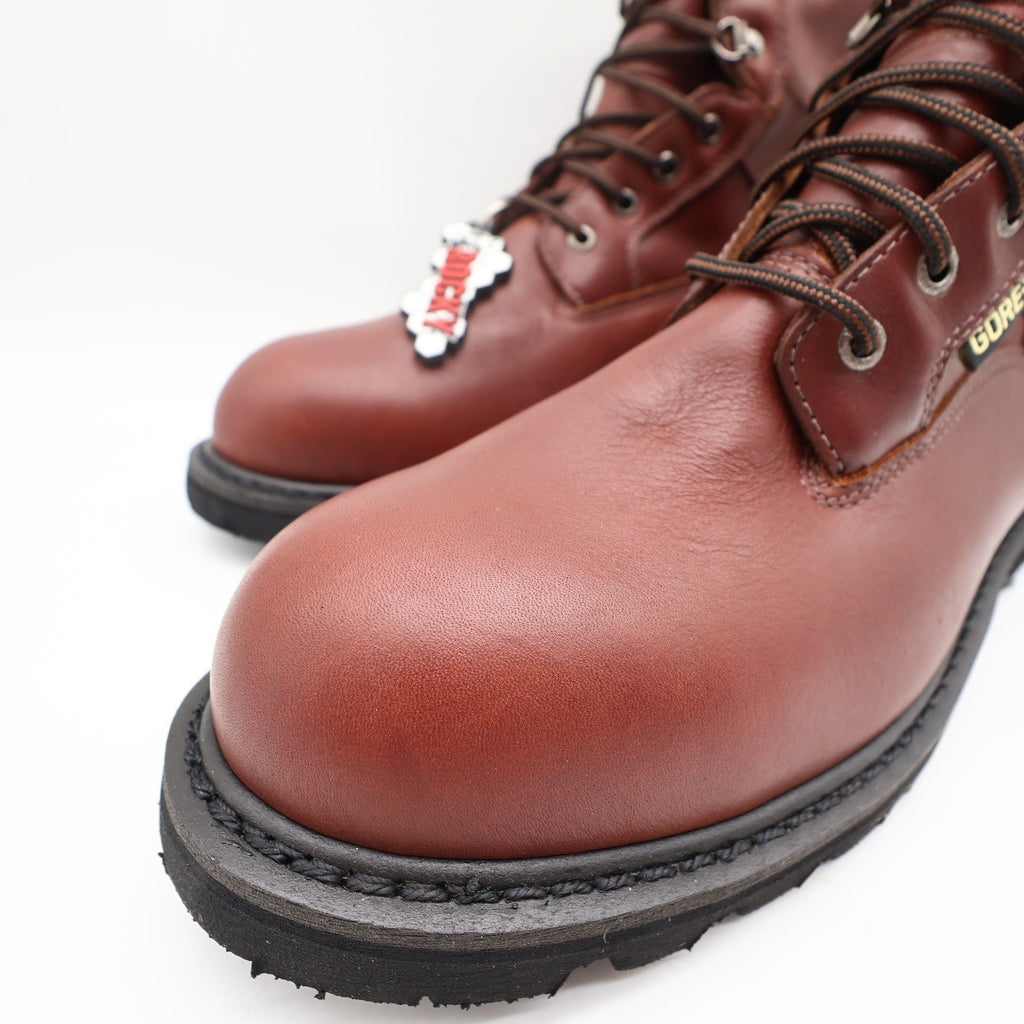 Rocky 6224 Steel Toe Ranger Work Boots Mens 12M Brown Leather Gore-Tex New