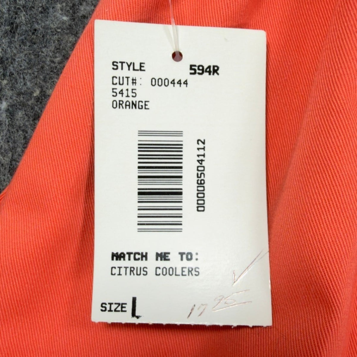 Southern Lady Vintage 90s Shorts Womens L Orange Cotton Blend NWT - take2supply