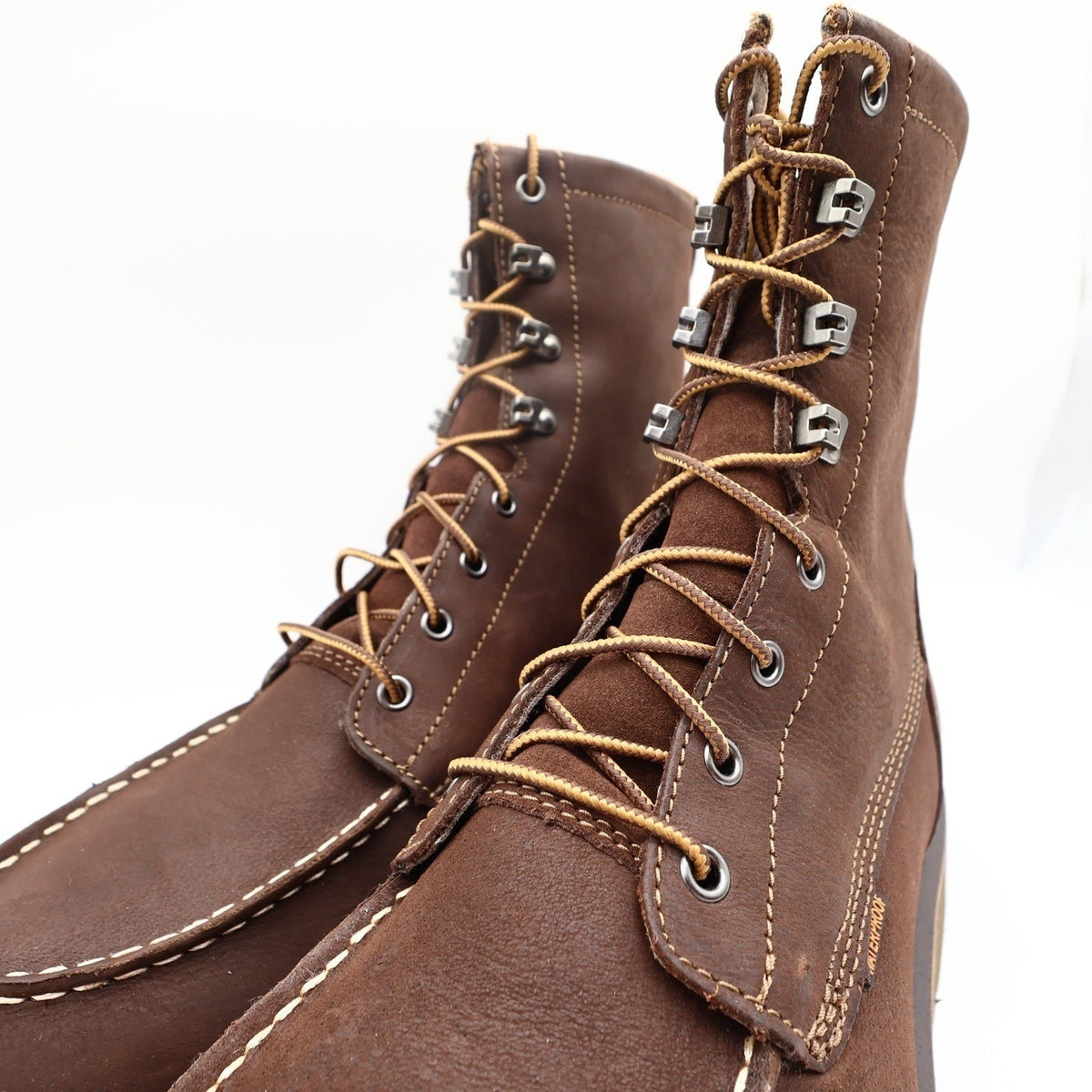 Carhartt 8-Inch Wedge Boot Mens 13 Brown Leather Soft Toe Waterproof New FW8093