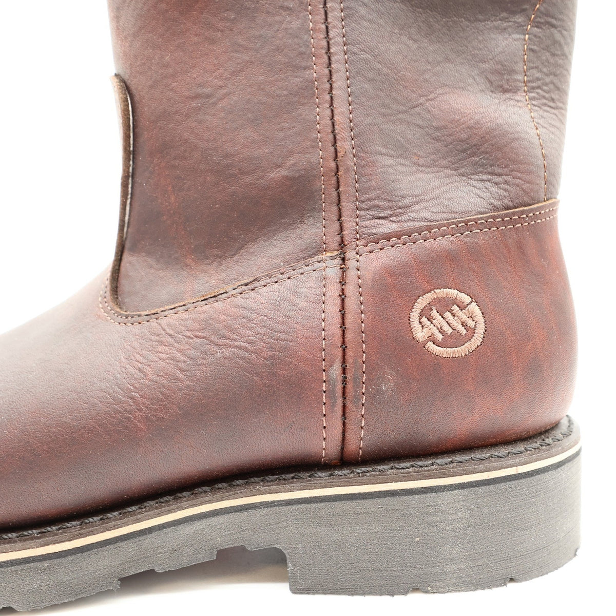 Double-H 3730 Boots Mens 11 2E Brown Briar Pitstop Leather Work New With Box
