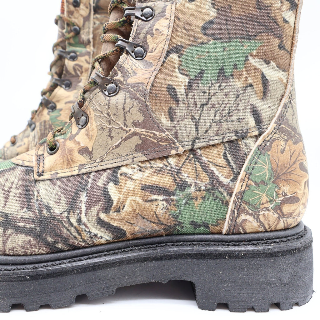 Irish Setter 824 Gore-Tex Hunting Boots Mens 9D Camo Canvas New Vintage Style