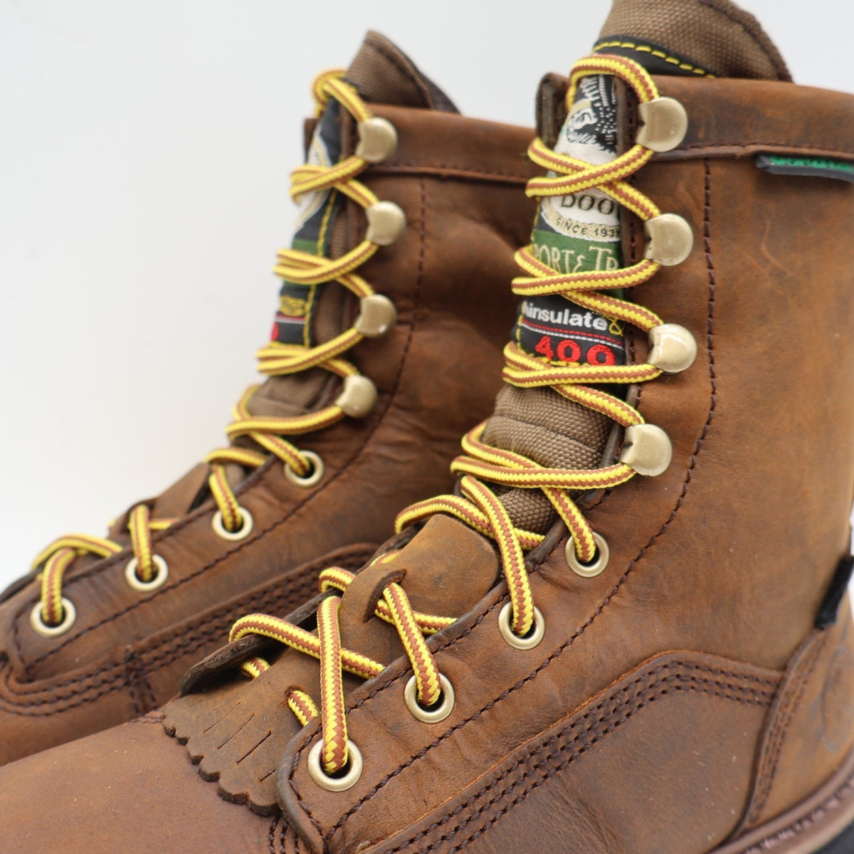Georgia Boot G2048 Kids 2.5M Waterproof 400g Thinsulate Insulated Tan Work Boots