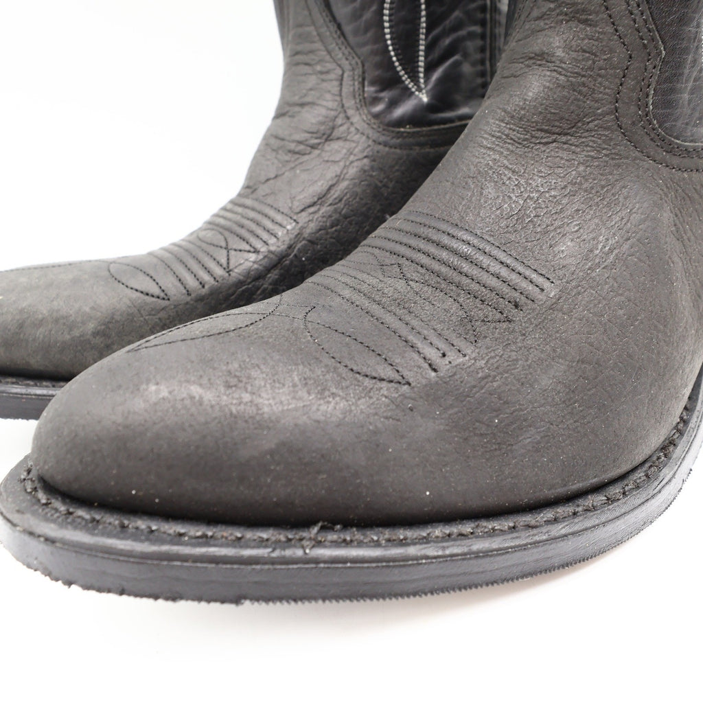 Double-H 3294 Western Boots Mens 9.5 EE Black Leather NWT Made in USA