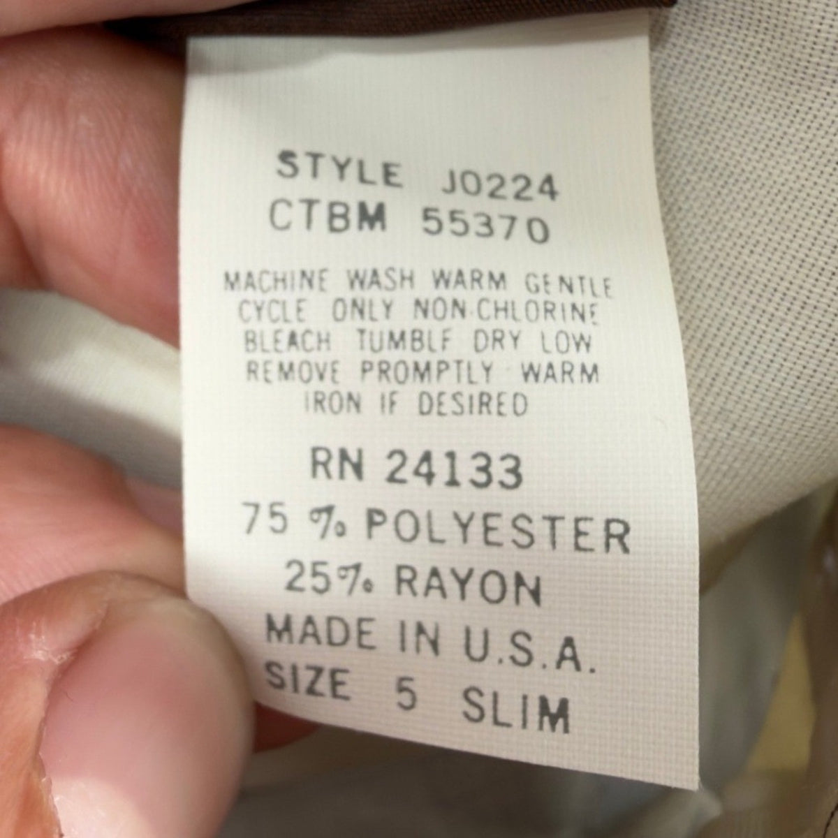 John Henry Vintage 80s Pleated Dress Pants Boys 5 Slim Gray Poly Rayon NWT - take2supply