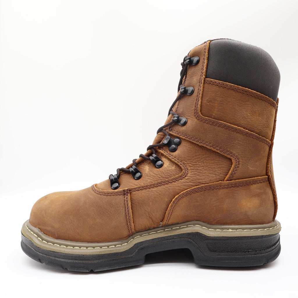 Wolverine Marauder 8 Work Boots Mens 8.5 Brown Leather Steel Toe NWT W02163