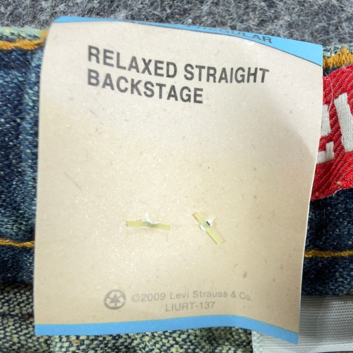 Levi's Y2K 549 Relaxed Straight Shorts Boys 4 Blue Ramie Cotton NWT