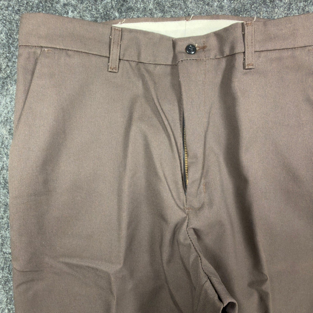 Red Kap 90s Vintage Work Pants Mens 34 Brown Twill Deadstock NWT
