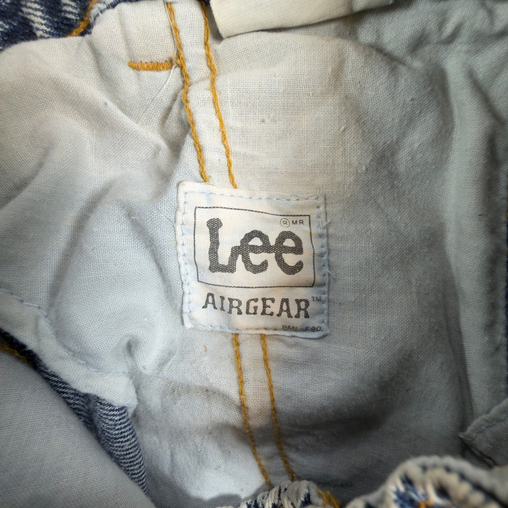 Lee AirGear Cargo Jeans Boys 6 Blue Cotton Loose Fit Vintage 90s Acid Wash