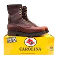 Carolina 8006 Work Boots Mens 9.5 D Brown Briar Pitstop Leather Steel Toe USA