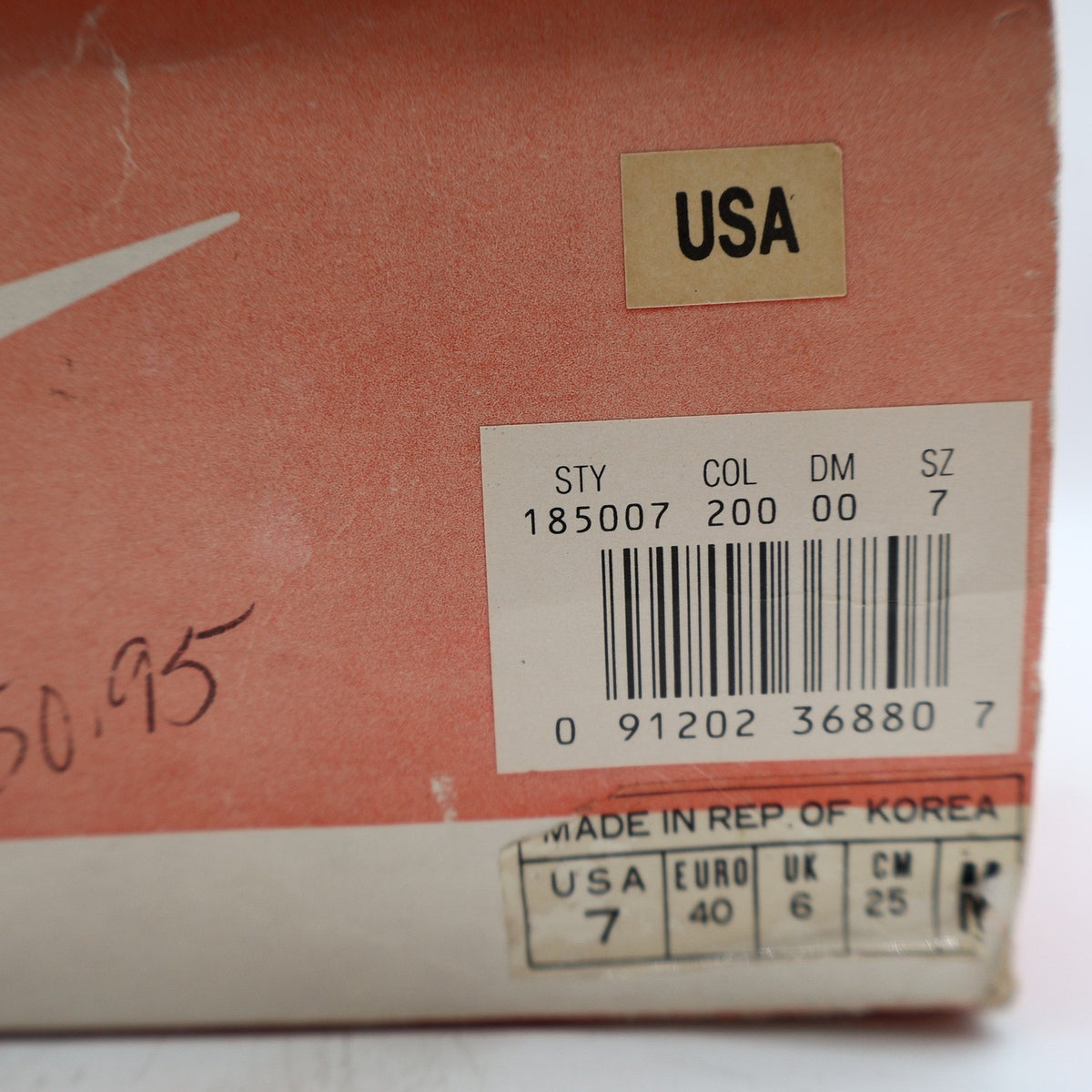 Vintage 1992 Nike Caldera 3/4 Plus Chocolate Suede Hiking Boots Men's 7 Deadstock