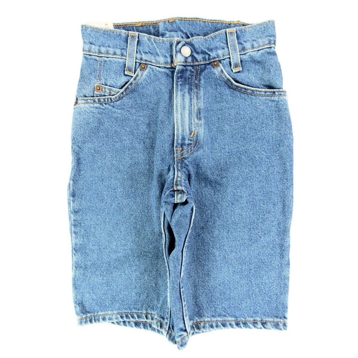 Levi's 550 Relaxed Fit Denim Shorts Mens 28 Blue Cotton Modern Excellent