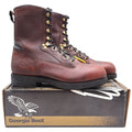 Georgia Boot Carbo-Tec 8 Work Boots Mens 11 Brown Leather Steel Safety Toe G8945