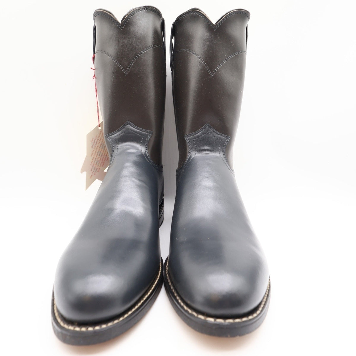 Justin Diamond J Boots Mens 9 D Vintage Grey Kipskin Leather Western 3025M NEW
