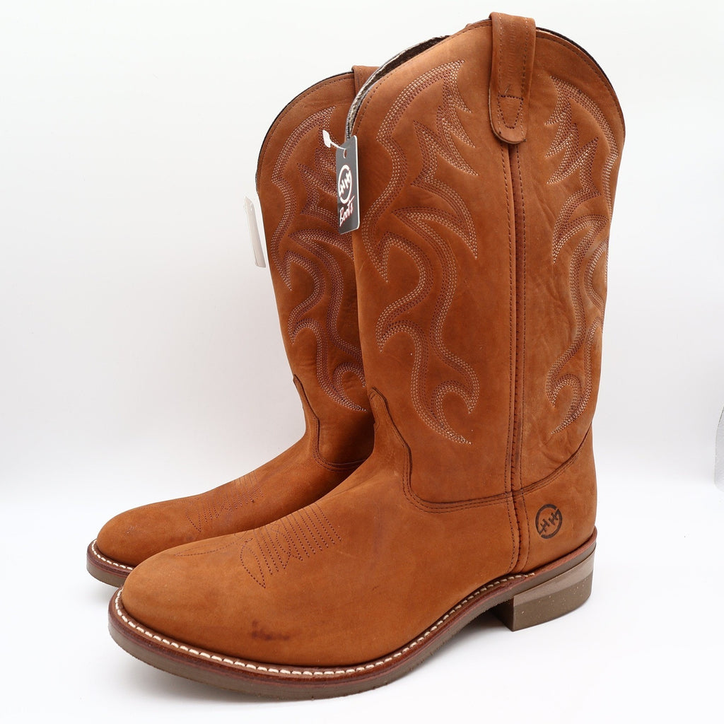 Double-H DH3250 Western Boots Mens 12 D Tan Leather New With Tags
