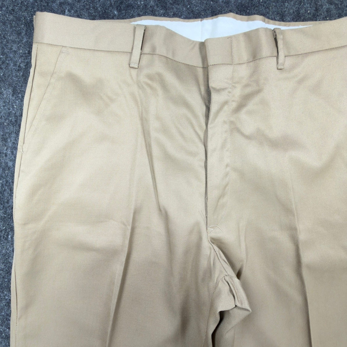 Elderado Vintage 70s Dress Pants Mens 34x32 Tan Twill Slacks Excellent - take2supply