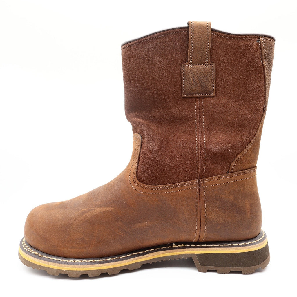 Carhartt CMP1053 Pull-On Work Boot Mens 12W Brown Leather Waterproof New