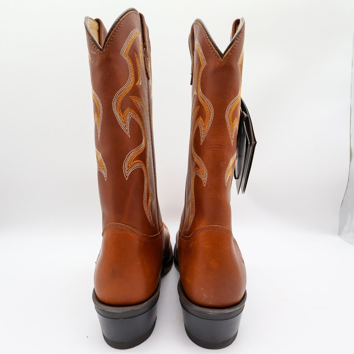 Double-H 3229 AG7 Brown Leather Western Work Boots Men's 10.5D NWT Deadstock