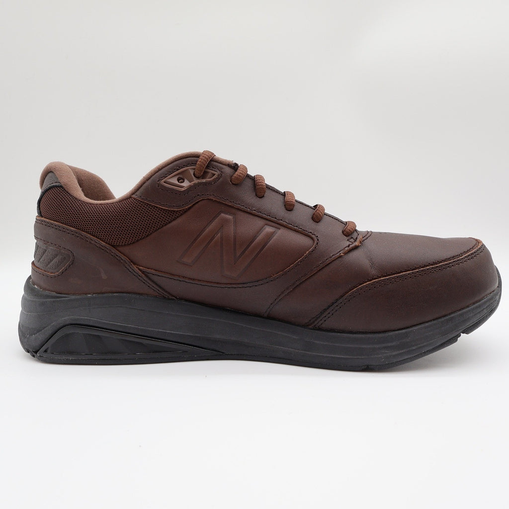 New Balance MW928BR2 Walking Shoes Mens 9.5 D Brown Leather Rollbar Sneakers