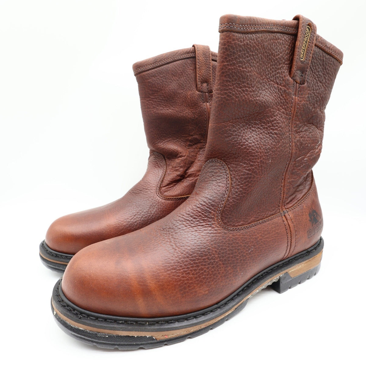 Rocky IronClad 5685 10-Inch Waterproof Pull-On Work Boots Men's 13M Brown NWT