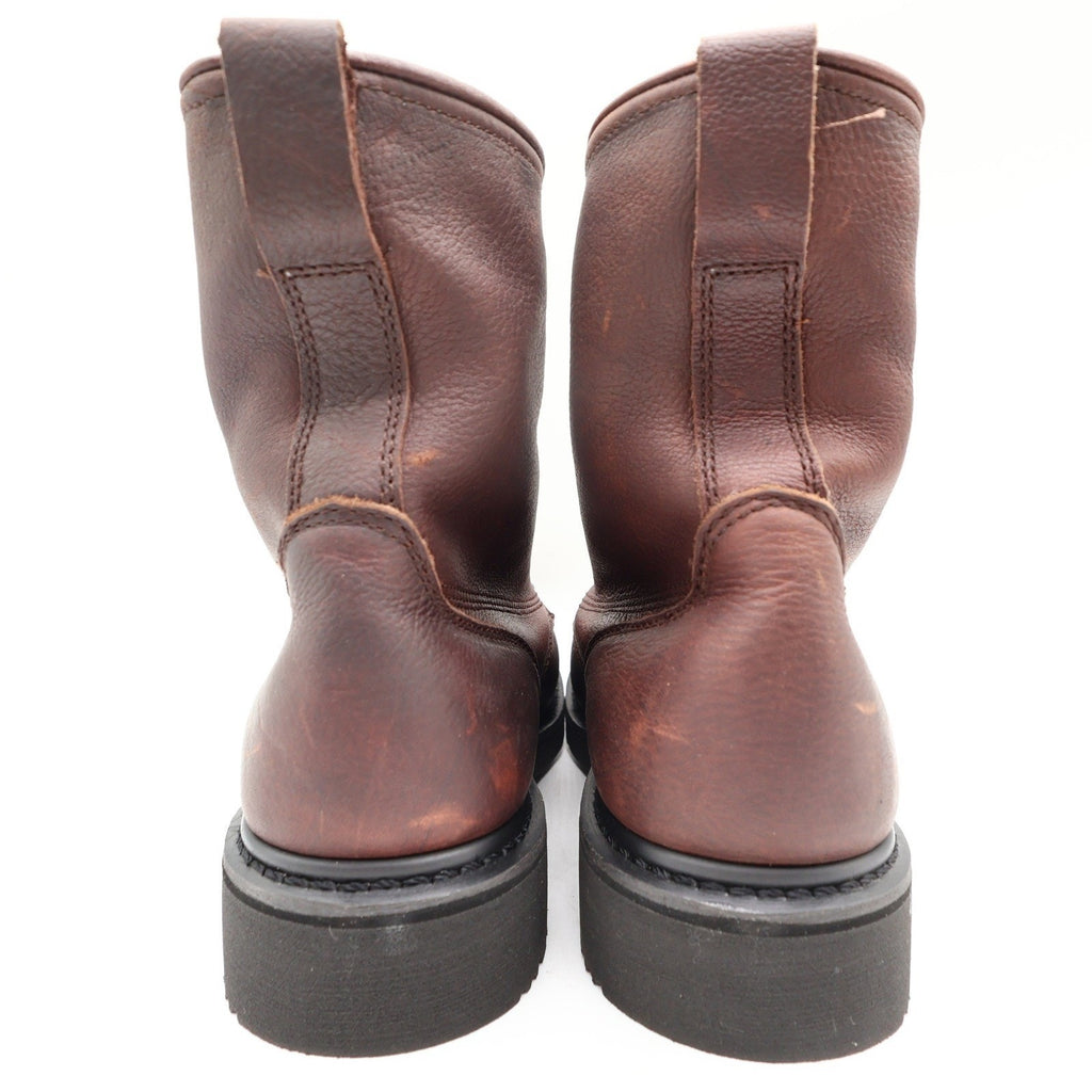 Dan Post Leather Work Boots Men 9.5 D Brown Oily Lace Up Kiltie NWT Box