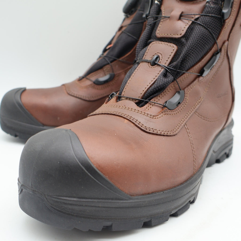 Grisport BOA Constructor Work Boots Mens 13 Brown Leather Waterproof Vibram